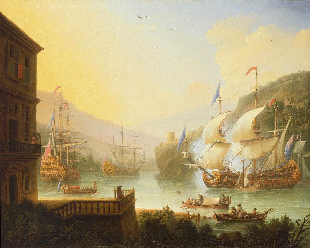 Detail of Shipping in the Bristol Avon by Jan Karel Donatus van Beecq