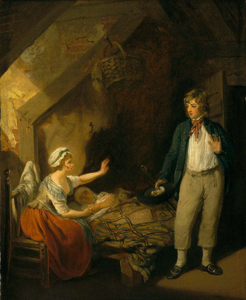 Detail of The sailor's return by Francis Wheatley