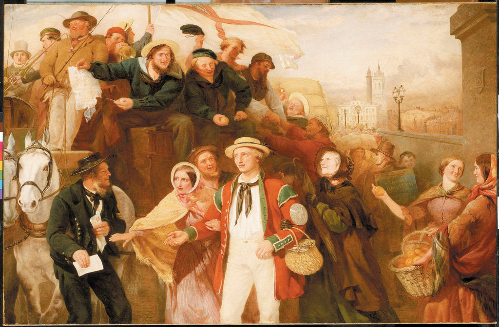 Detail of Manning the Navy by George Barnard O'Neill