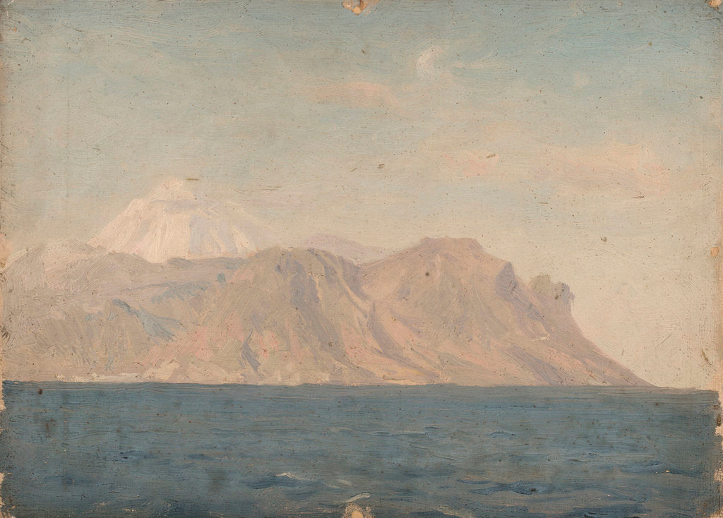 Detail of A coastal scene by John Fraser