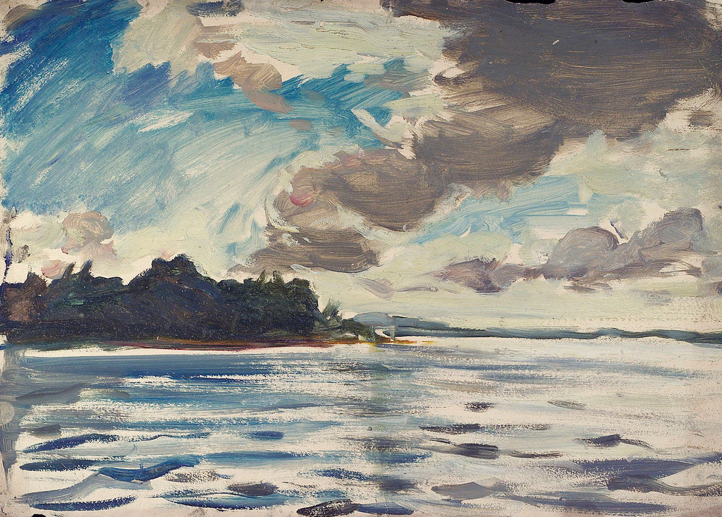 Detail of The Royal Yacht Squadron Club House, Cowes, at regatta time by John Everett