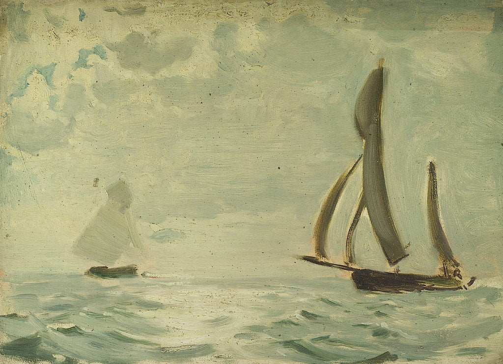 Detail of Yachting at Cowes by John Everett