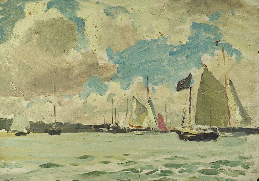 Detail of Yachting at Cowes by John Everett