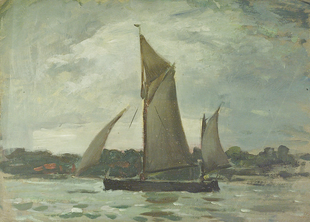 Detail of Yachting at Cowes by John Everett