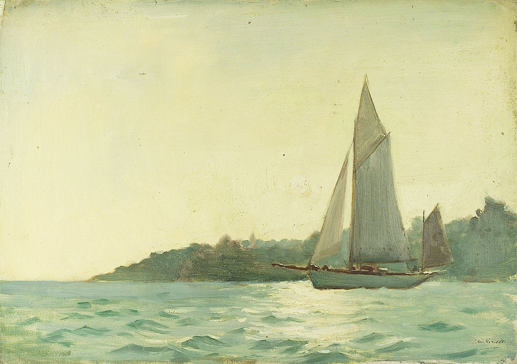 Detail of Yachting at Cowes by John Everett