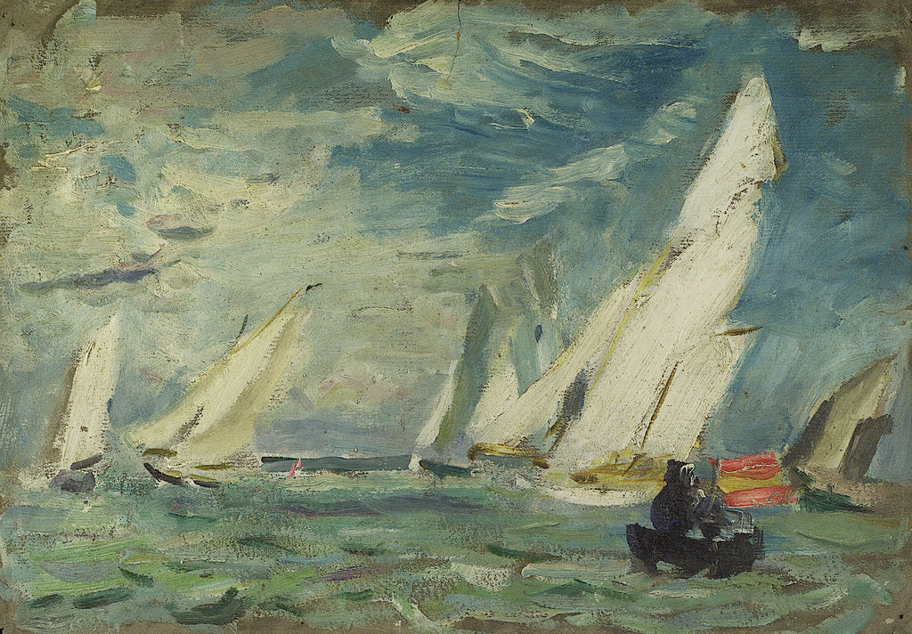 Detail of Yachting at Cowes by John Everett