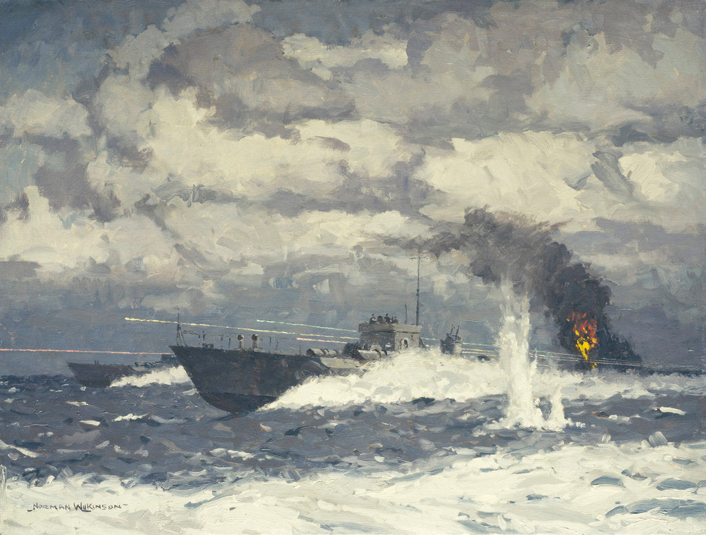 Detail of Motor torpedo boats by Norman Wilkinson
