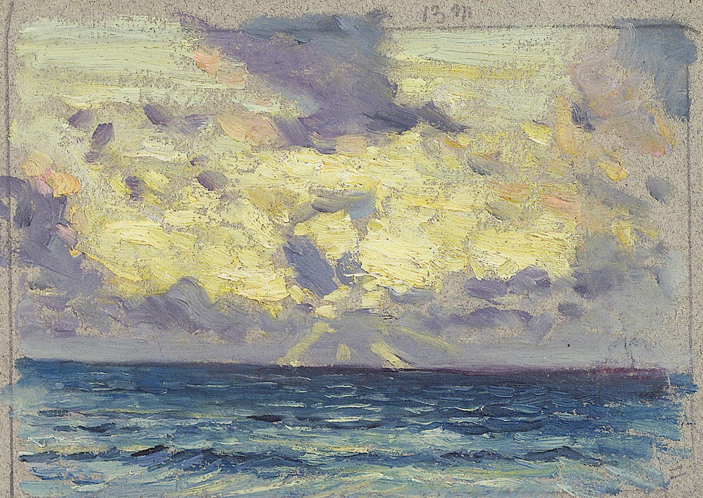 Detail of Seascape by John Everett