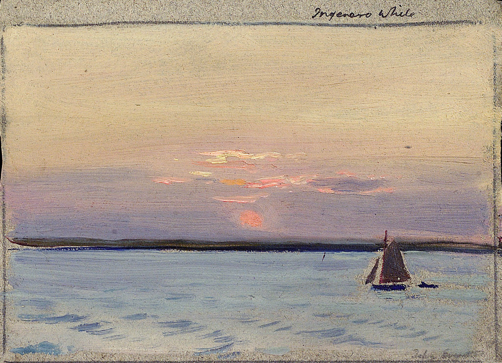 Detail of A sailing vessel by John Everett