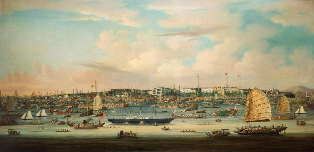 Detail of Shipping off Canton by Chinese School