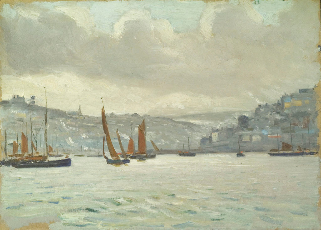 Detail of A yacht by John Everett