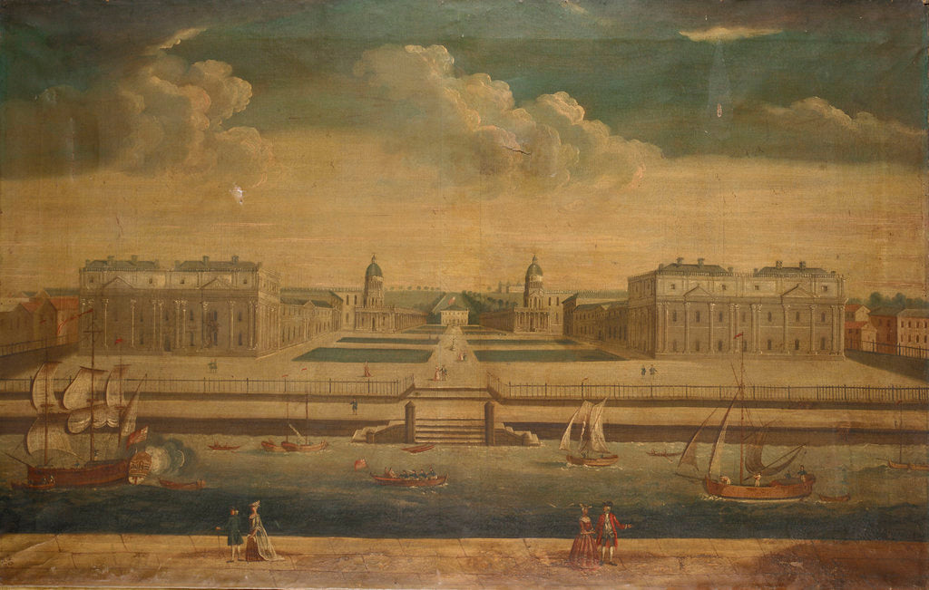 Detail of View of Greenwich by Monogrammist H.G.