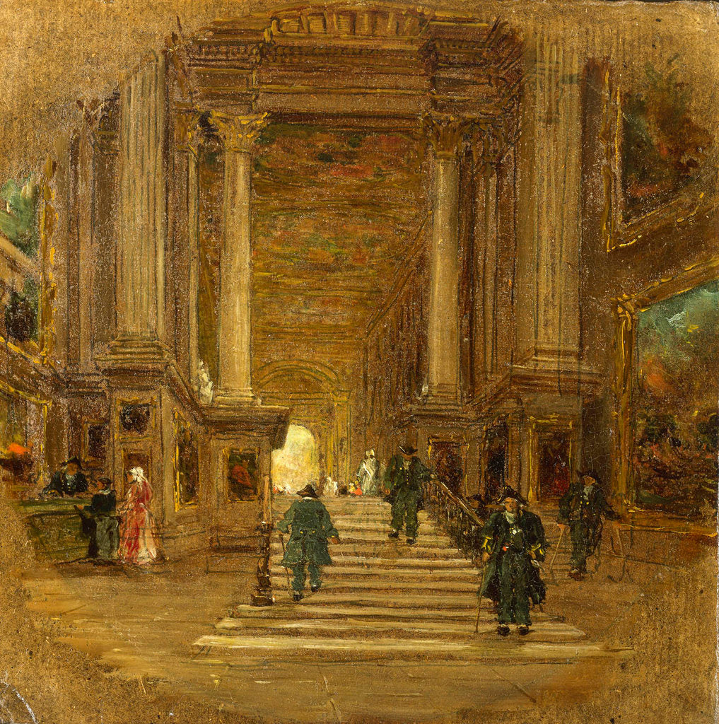 Detail of The Painted Hall at Greenwich by James Holland
