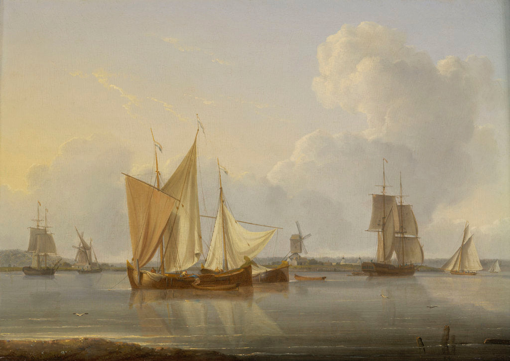 Detail of Limehouse Reach, London by William Anderson