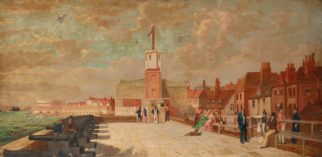 Detail of The Battery, Portsmouth by unknown