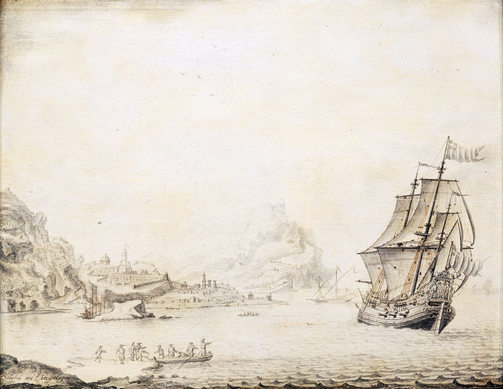 Detail of An English flute off Satalia by Jan Peeters
