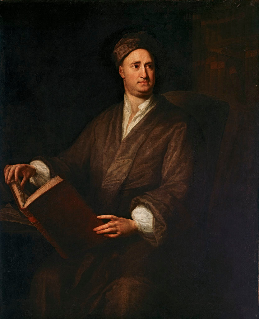 Detail of The Reverend Nicholas Tindal by George Knapton