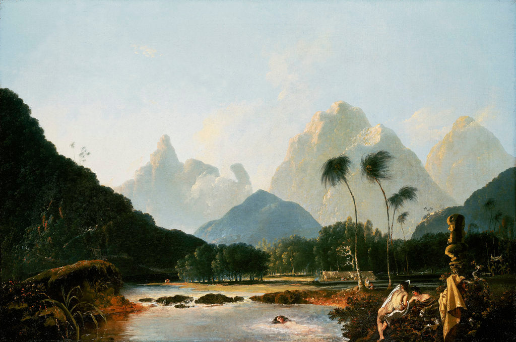 Detail of Oaitepeha Bay, Tahiti by William Hodges