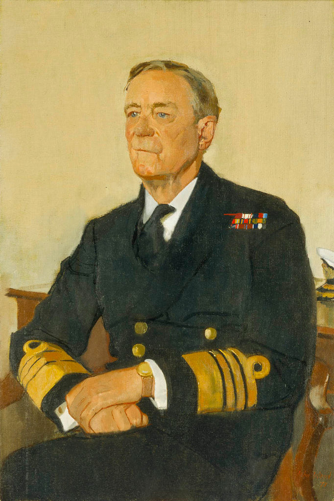 Detail of Admiral Sir Charles Madden (1906-2001) by John Stanton Ward