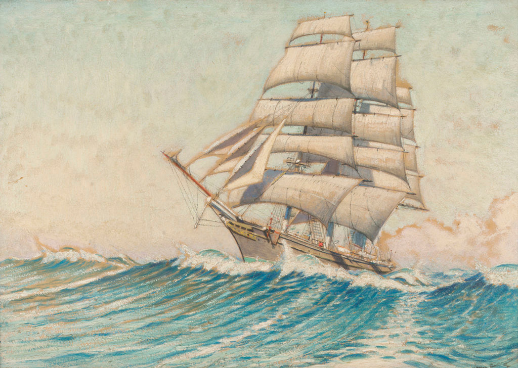 Detail of Clipper 'Cutty Sark' (1869) by John Everett