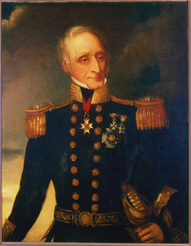 Detail of Rear-Admiral Sir Thomas Baker (1771?-1845) by unknown