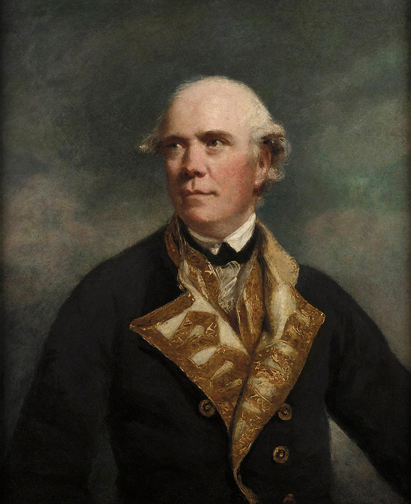 Detail of Captain the Honourable Samuel Barrington (1729-1800) by Joshua Reynolds