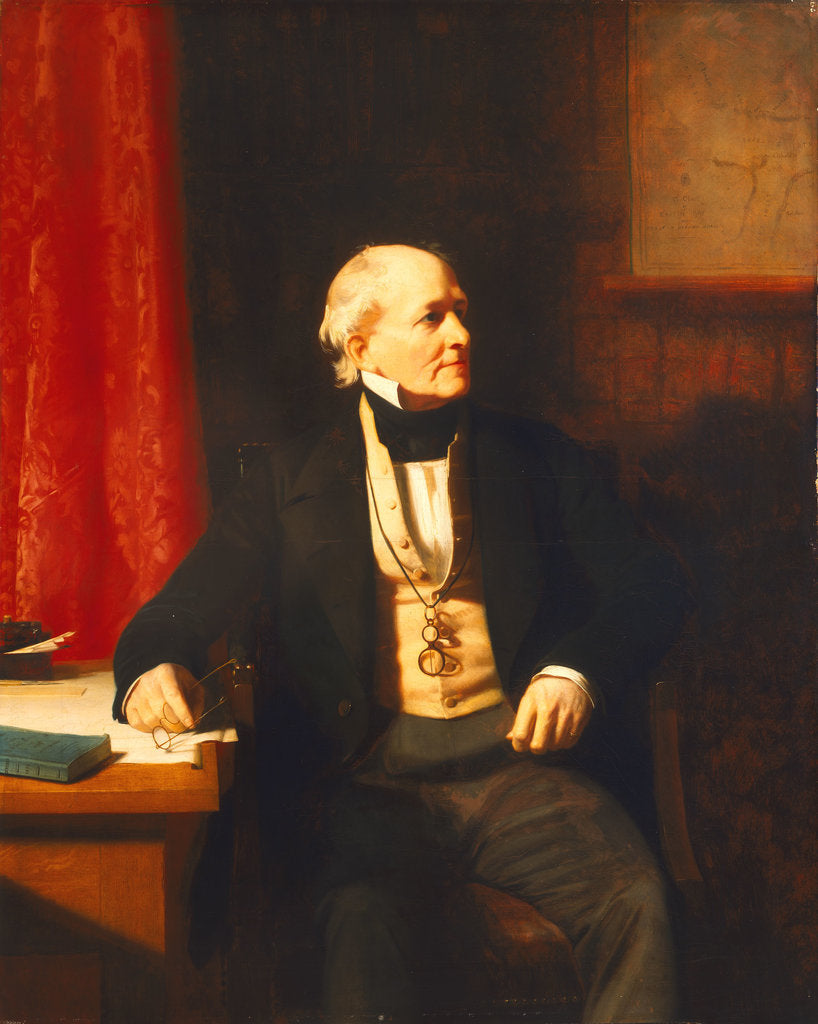 Detail of Rear-Admiral Sir Francis Beaufort (1774-1857) by Stephen Pearce