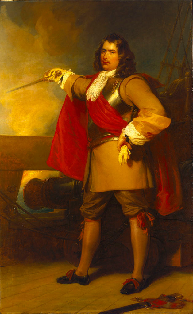 Detail of Robert Blake, General at Sea (1599-1657) by Henry Perronet Briggs
