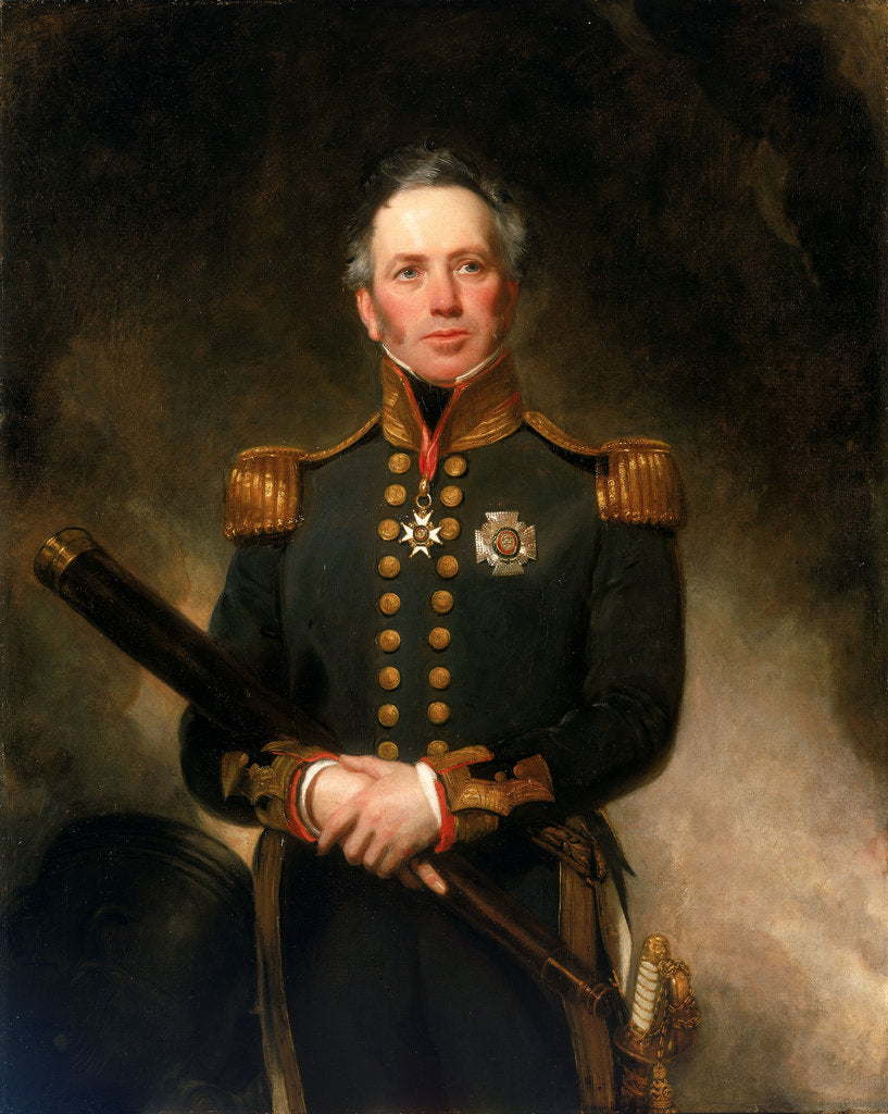 Detail of Rear-Admiral Sir Edward Brace (circa 1769-1843) by Henry William Pickersgill