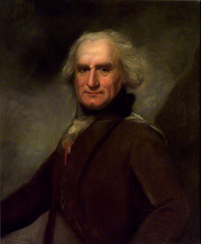 Detail of Admiral Alexander Hood, 1st Viscount Bridport (1727-1814) by Lemuel Francis Abbott