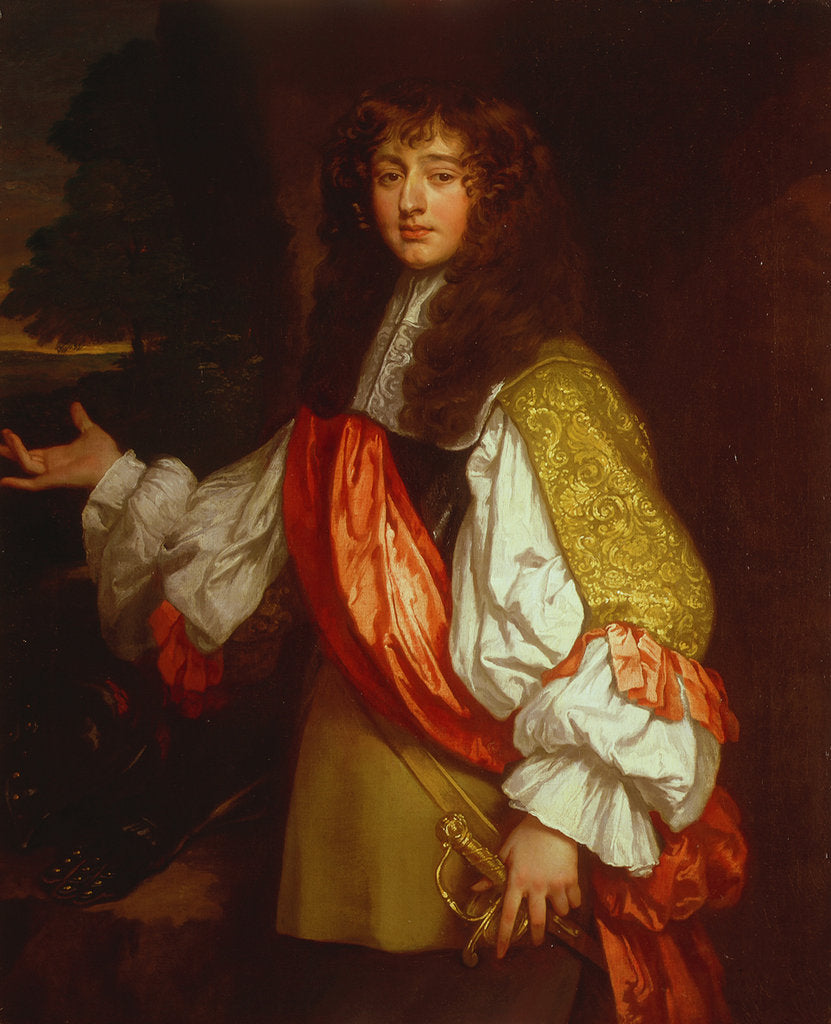 Detail of Sir John Chichley (circa 1640-1691) by Jacob Huysmans