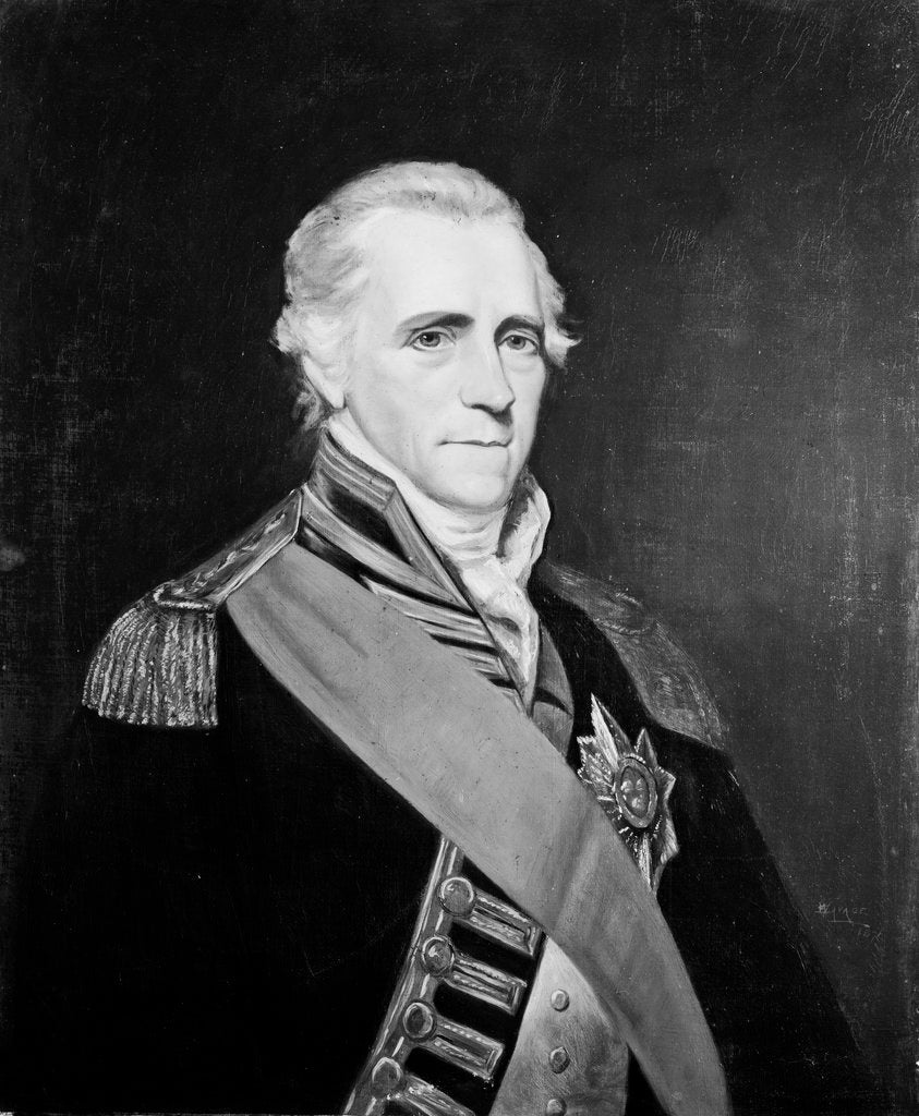 Detail of Admiral Sir John Colpoys (1742?-1821) by W. Savage
