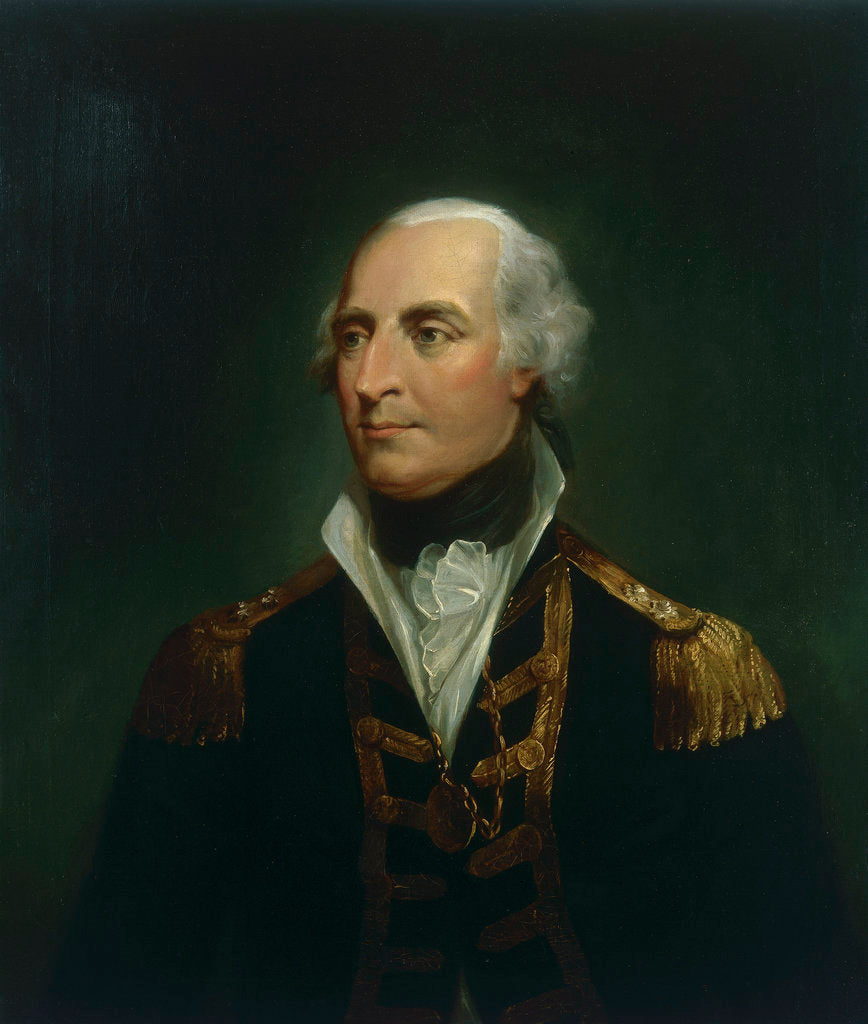 Detail of Vice-Admiral Sir Roger Curtis (1746-1816) by British School