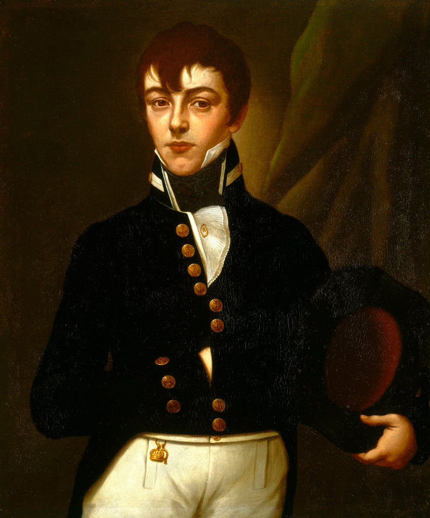 Detail of Midshipman Robert Deans (1790-1867) by British School