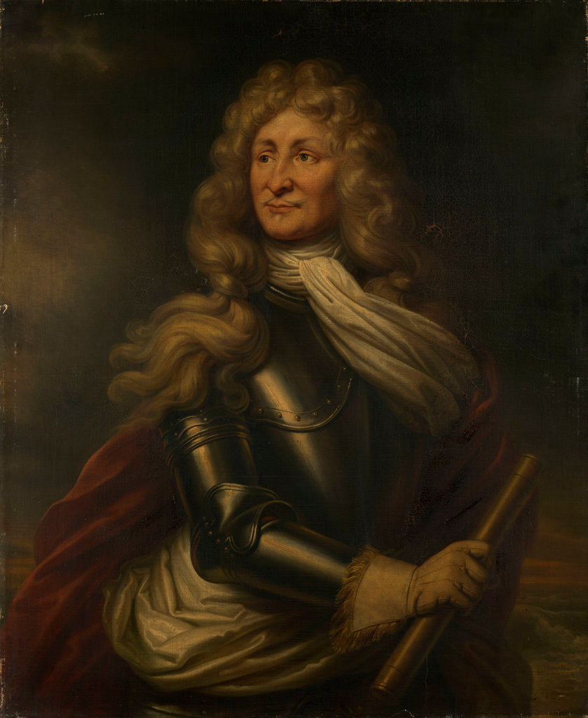Detail of Marquis Abraham Duquesne (1610-1688) by Alexander Joseph von Steuben