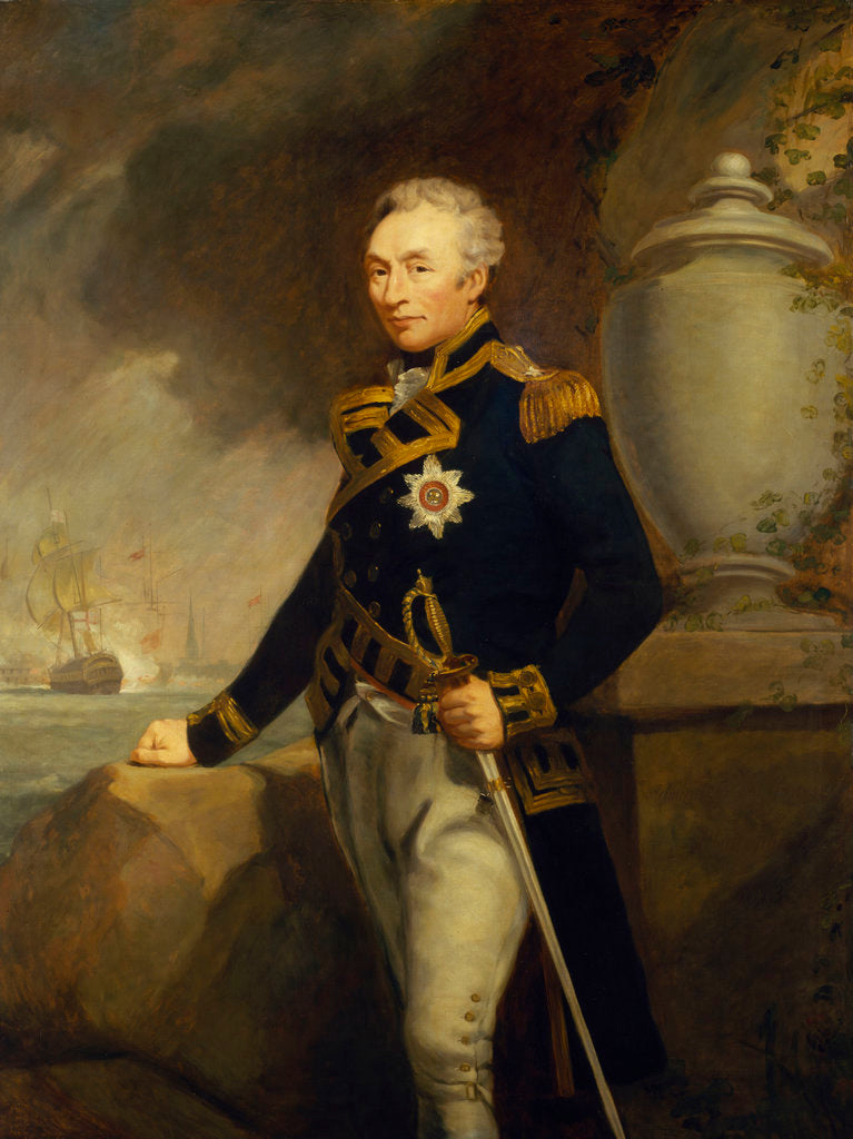 Detail of Rear-Admiral Sir Thomas Graves (1680-1755) by James Northcote