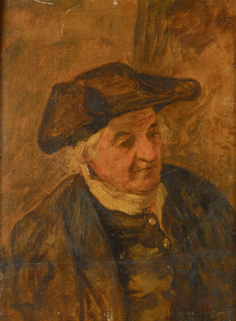 Detail of Handyson, a Greenwich Pensioner (b.1757) by John Burnet