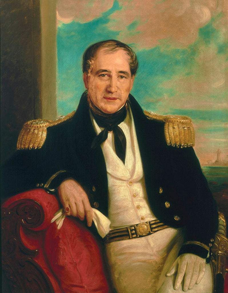 Detail of Captain John Croft Hawkins (1798-1851) by British School