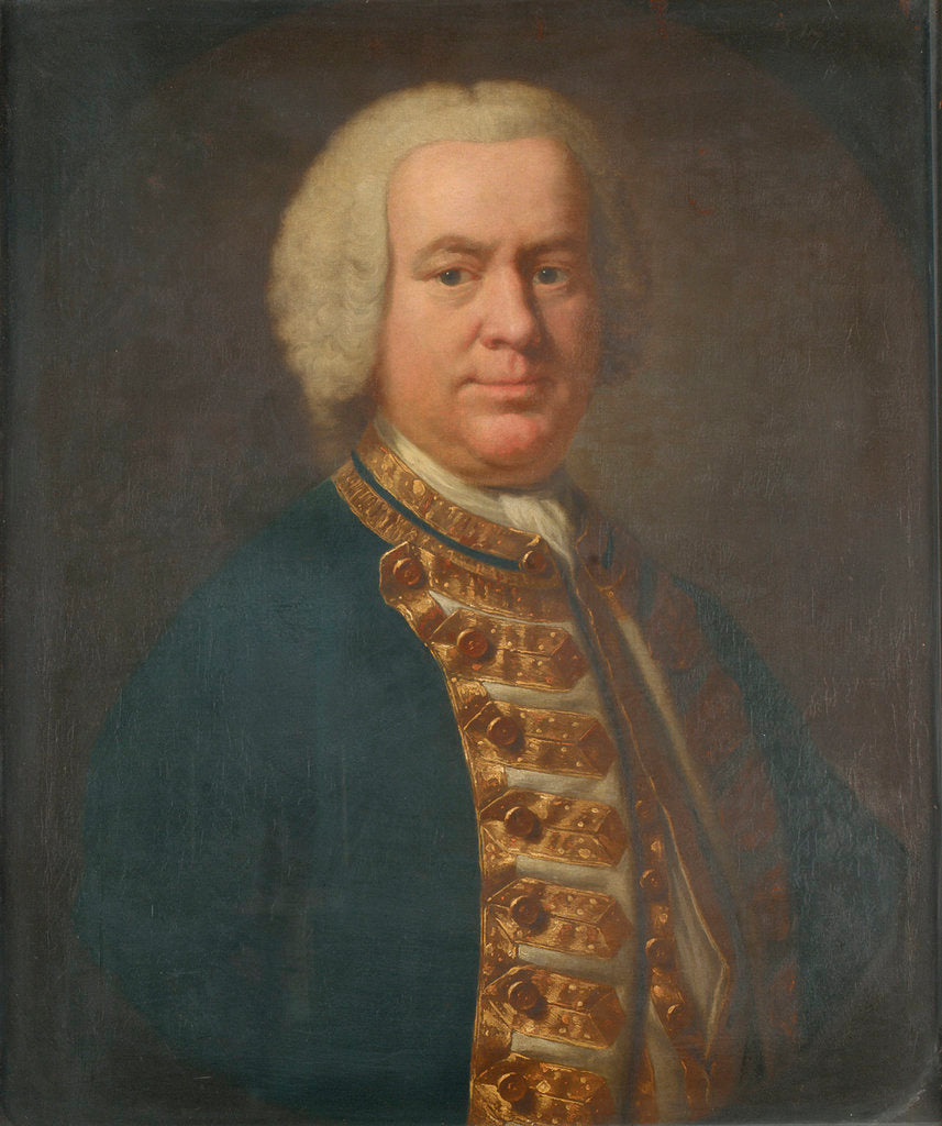 Detail of Rear-Admiral Sir Charles Holmes (1711-1761) by British School