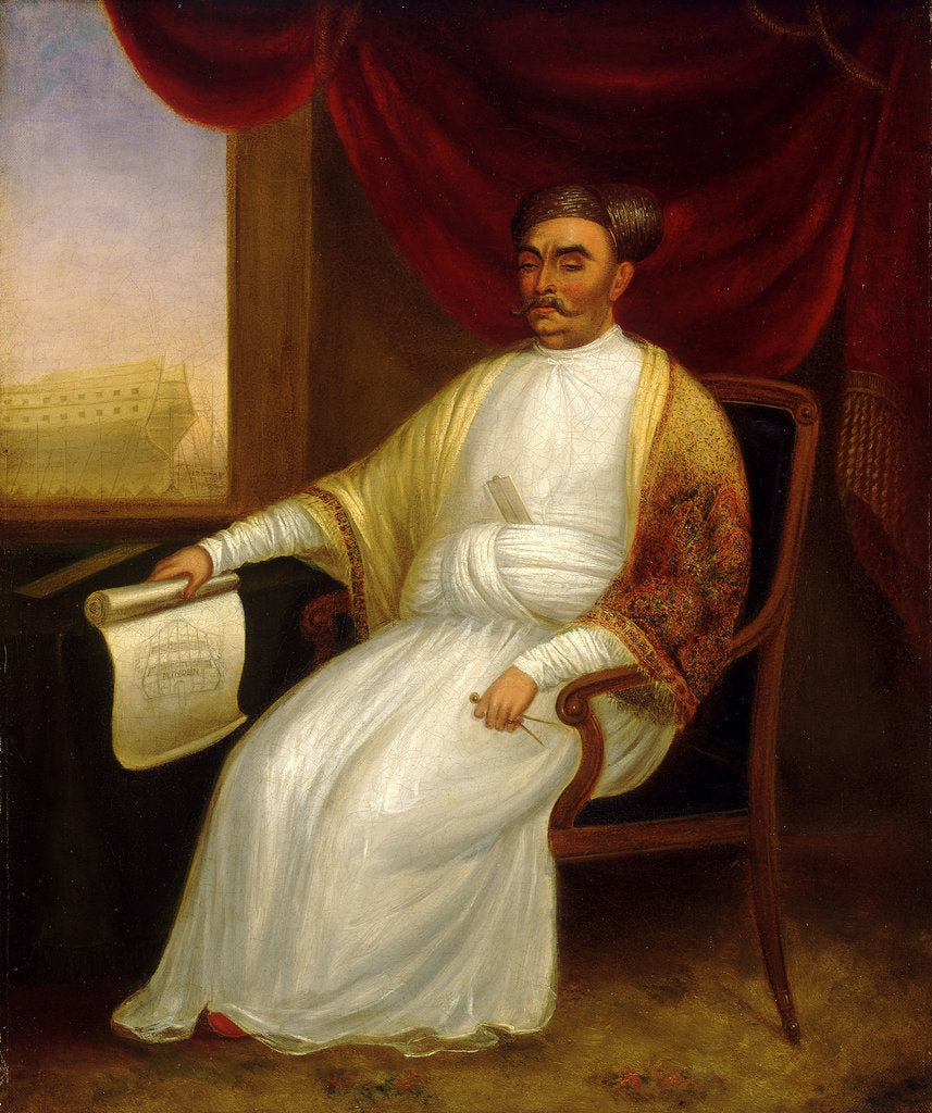 Detail of Bomanjee Jamsetjee (1756-1821) by J. Dorman