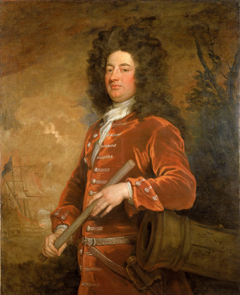 Detail of Admiral Sir John Jennings (1664-1743) by Godfrey Kneller