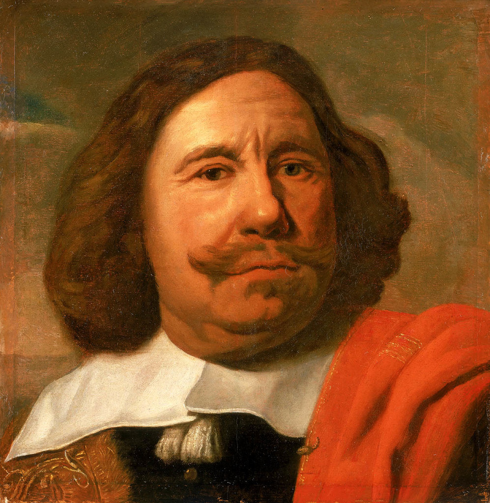 Detail of Luitenant-Admiraal Egbert Meussen Kortenaer (circa 1605-1665) by Bartholomeus van der Helst