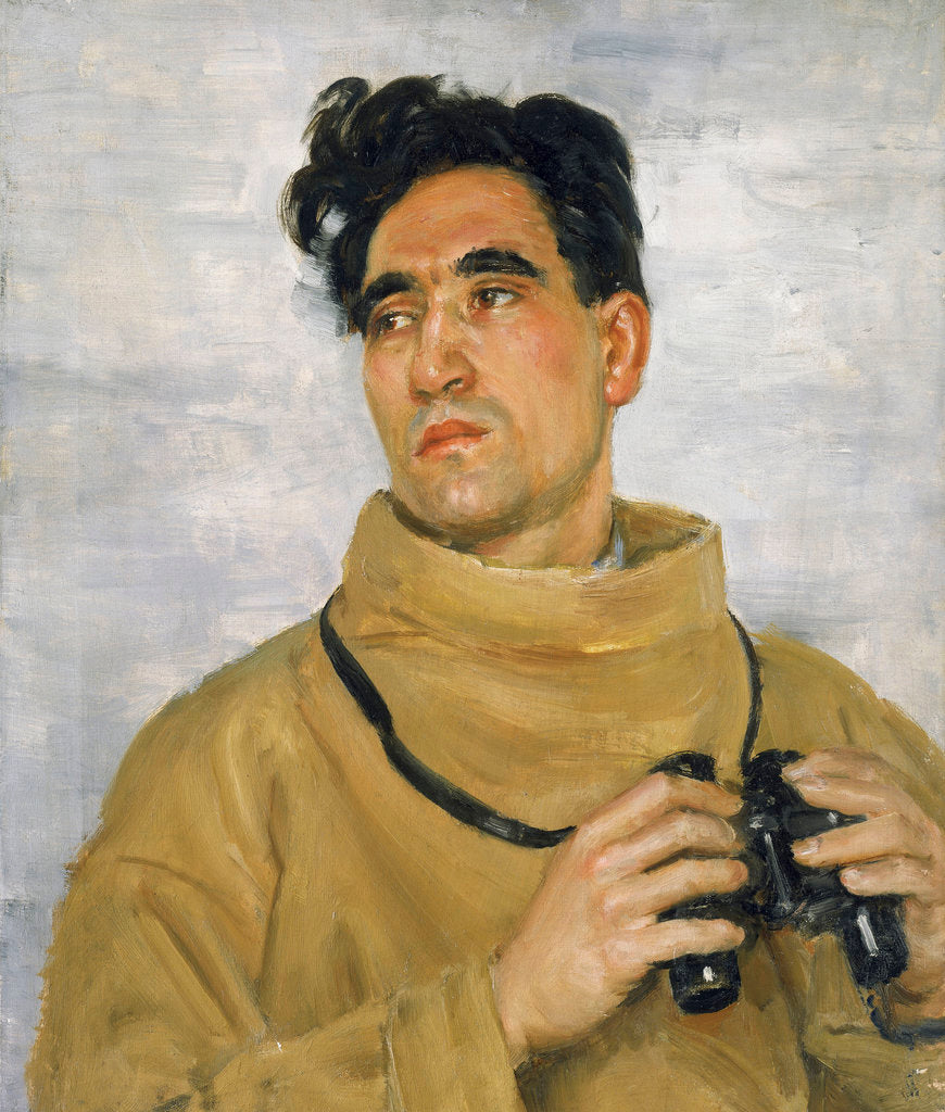Detail of W. M. Ladbrooke, Able Seaman, Merchant Navy (active 1939-1945) by Bernard Hailstone
