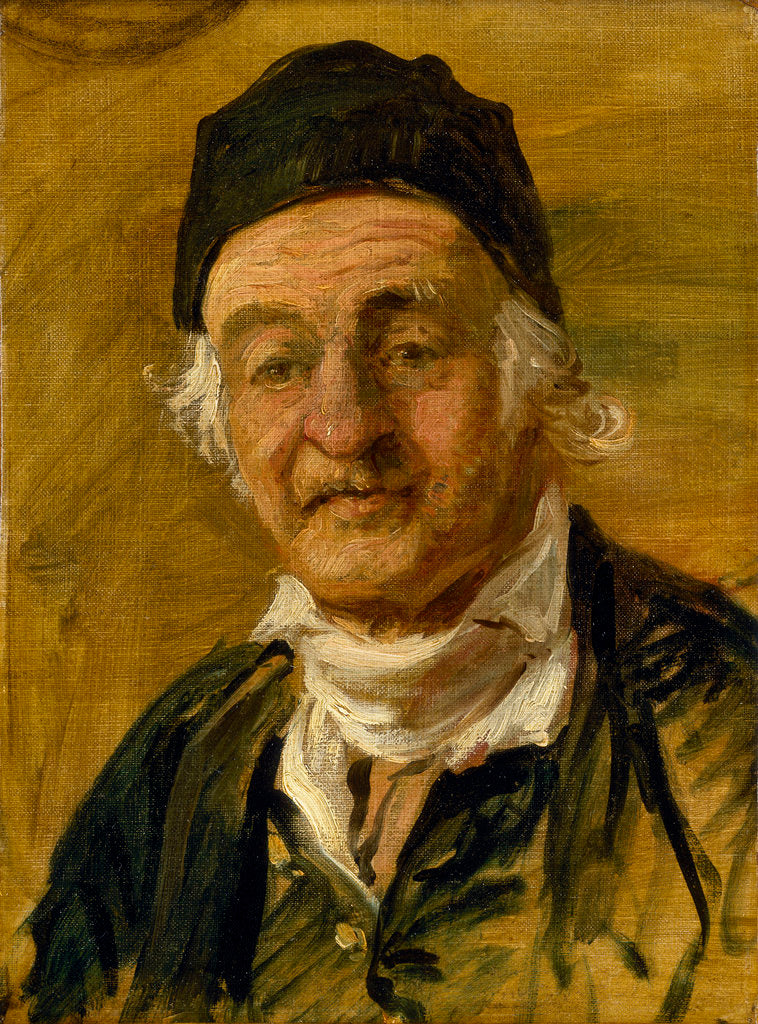 Detail of Commodore' Samuel Wilkes, a Greenwich Pensioner by John Burnet