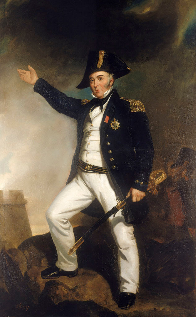 Detail of Admiral Sir Charles Napier (1786'1860) by Thomas Musgrave Joy
