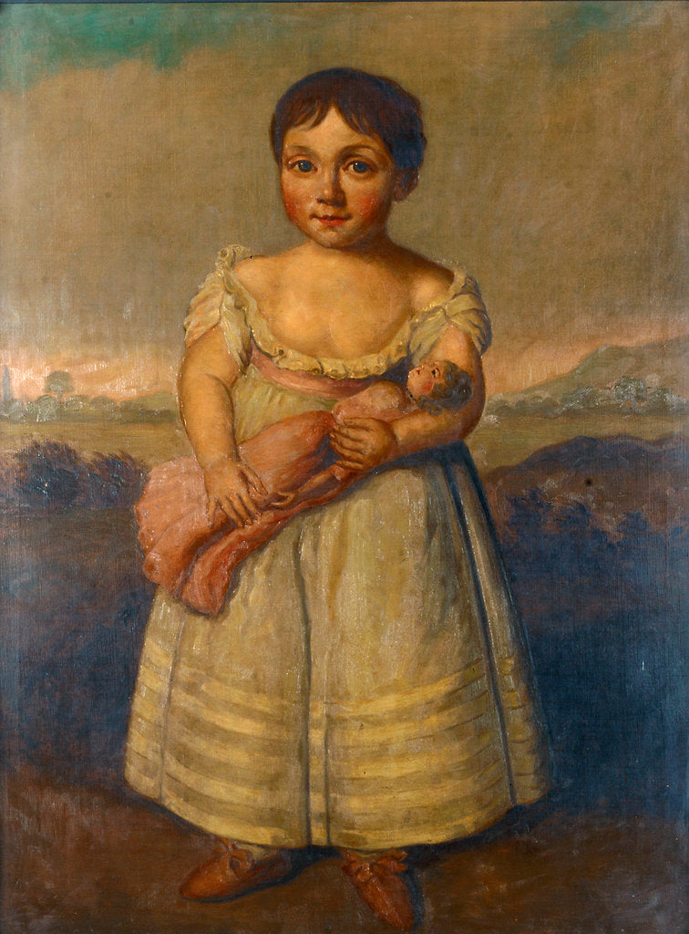 Detail of Horatia Nelson (1801-1881) by Henry Bone