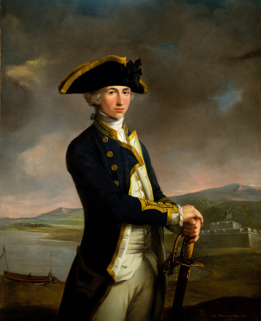 Detail of Captain Horatio Nelson (1758-1805) by John Francis Rigaud