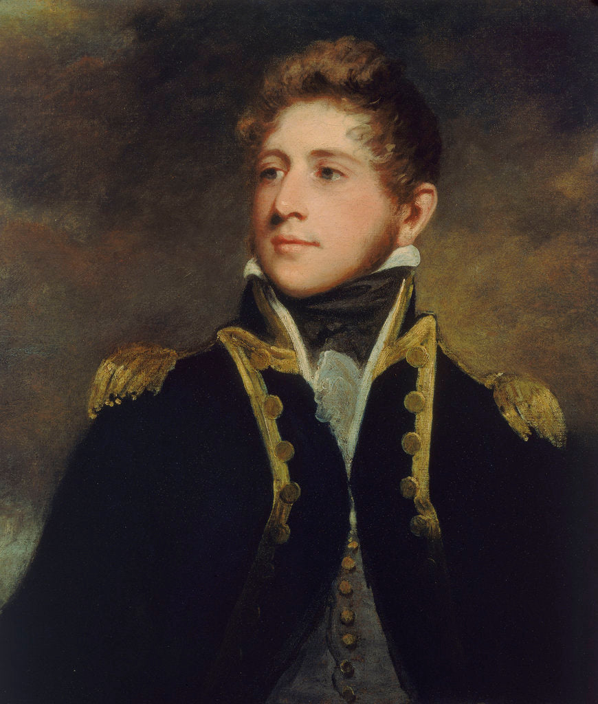 Detail of Captain Peter Parker (1785-1814) by John Hoppner