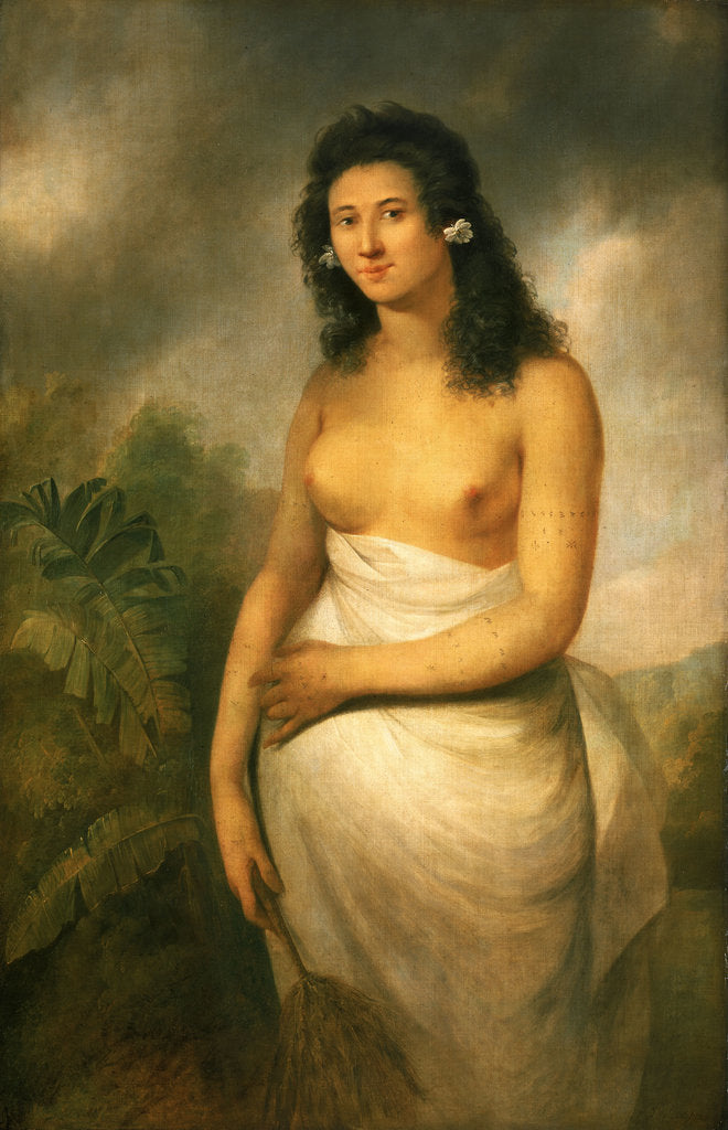 Detail of Poedooa, the Daughter of Oree, (b. circa 1758) by John Webber