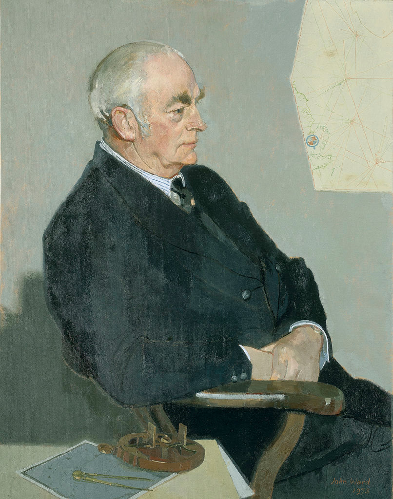 Detail of Walter Leslie Runciman, 2nd Viscount Runciman of Doxford (1900-1989) by John Stanton Ward